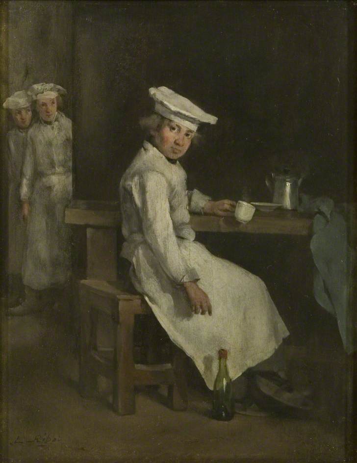 The Little Cooks — Theodule Augustine Ribot