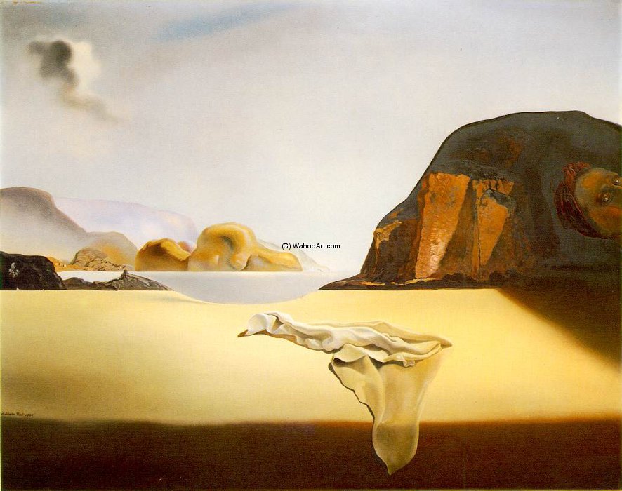 Dalí Die Transparente Simulacrum Der Feingewordenen Darstellung, 1938 — Salvador Dalí