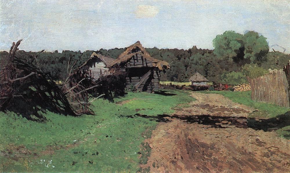 Entrance To The Village — Isaak Ilyich Levitan