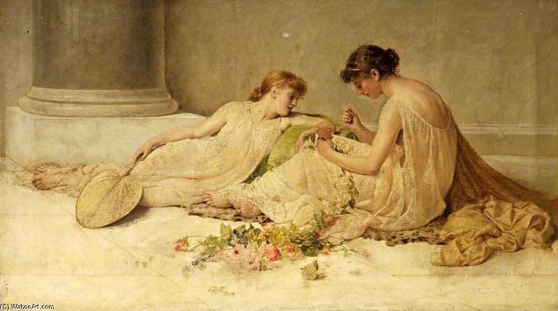 Weaving The Garland — Henry Thomas Schafer