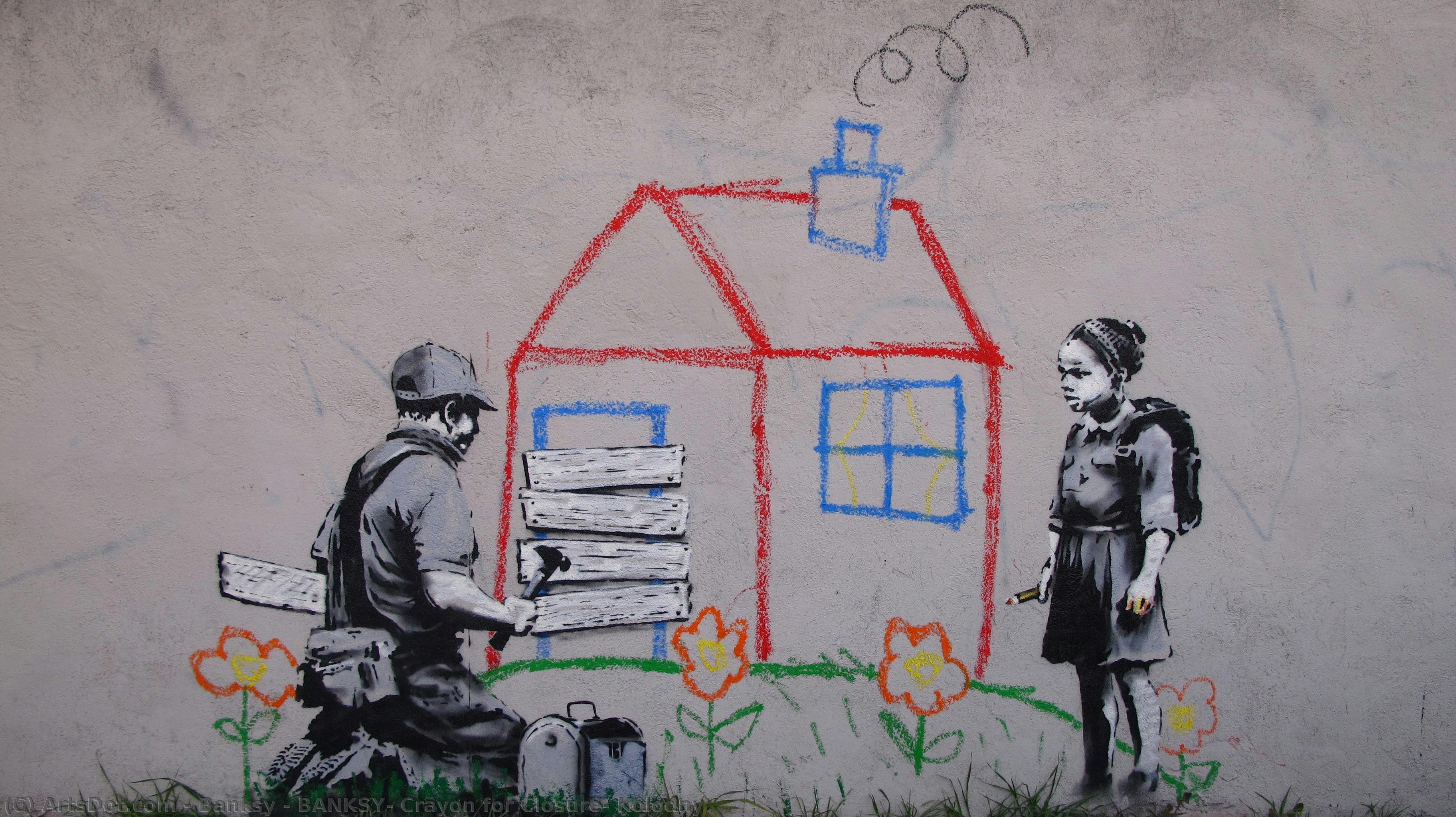 Banksy, Crayon For Closure, Kolodny — Banksy