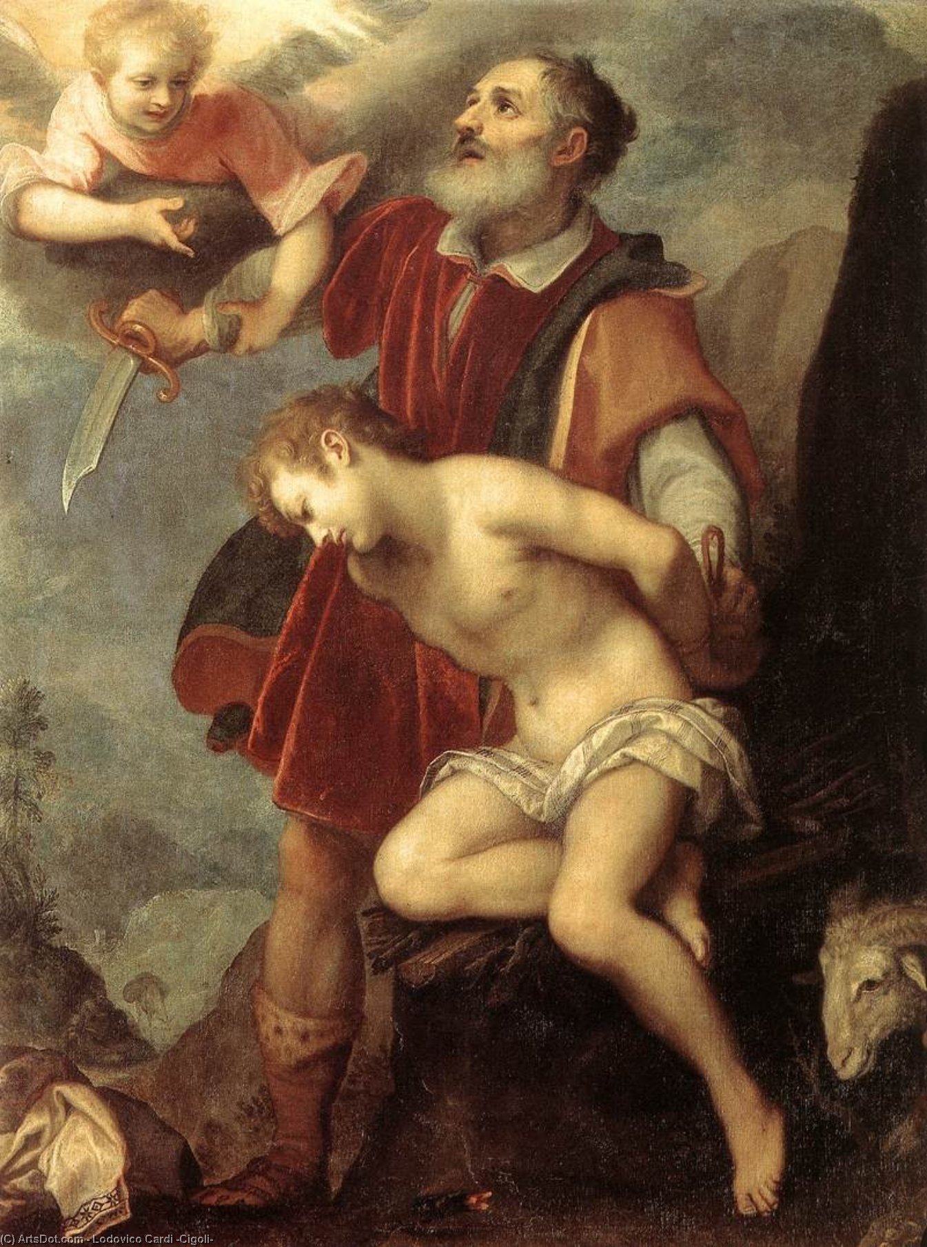 The Sacrifice Of Isaac — Lodovico Cardi (cigoli)