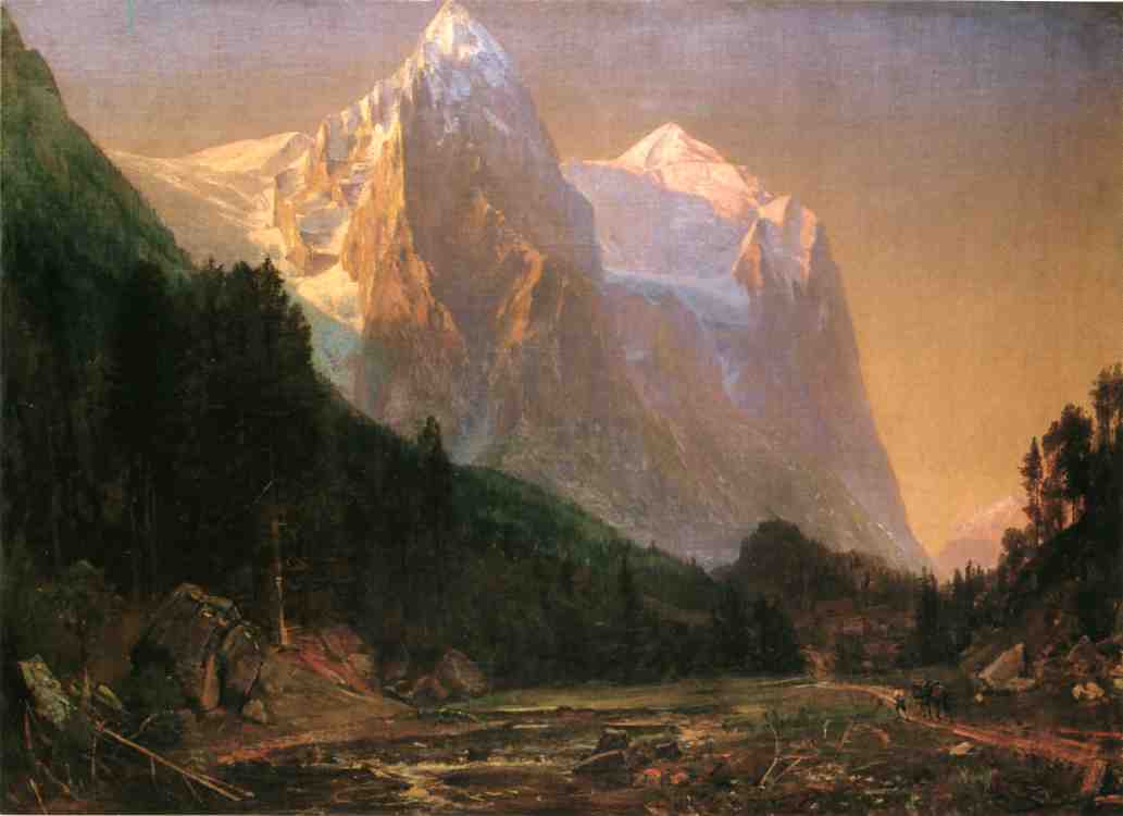 Sunrise On The Wetterhorn — Thomas Worthington Whittredge