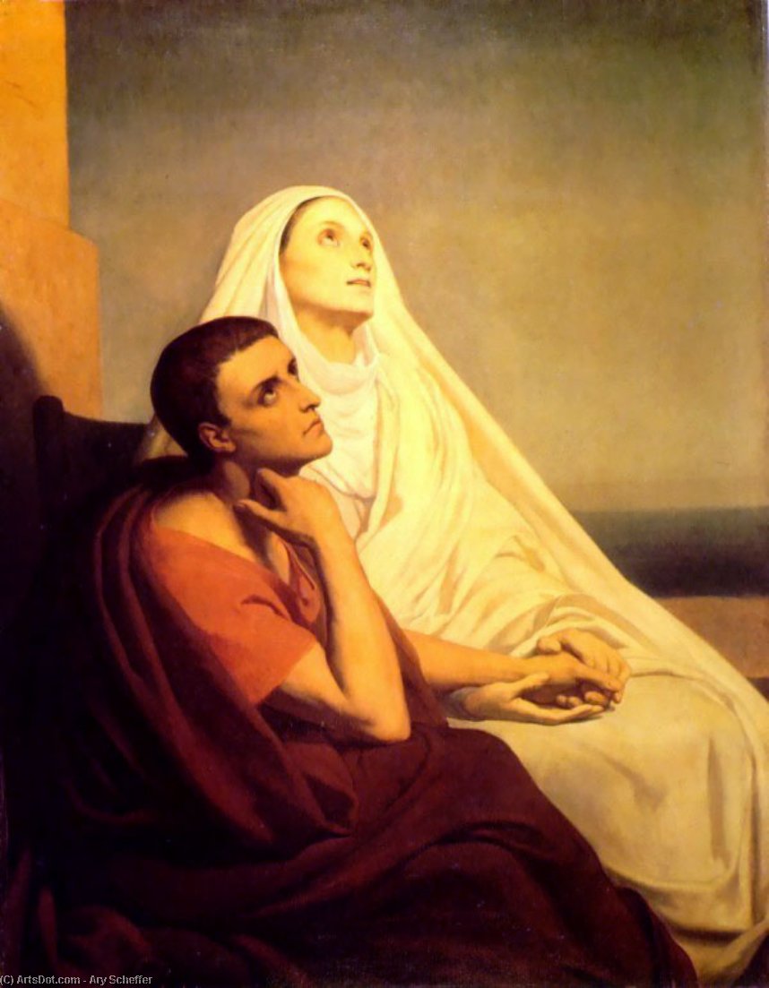 Saint Augustin Et Sa Mere Monique — Ари Шеффер