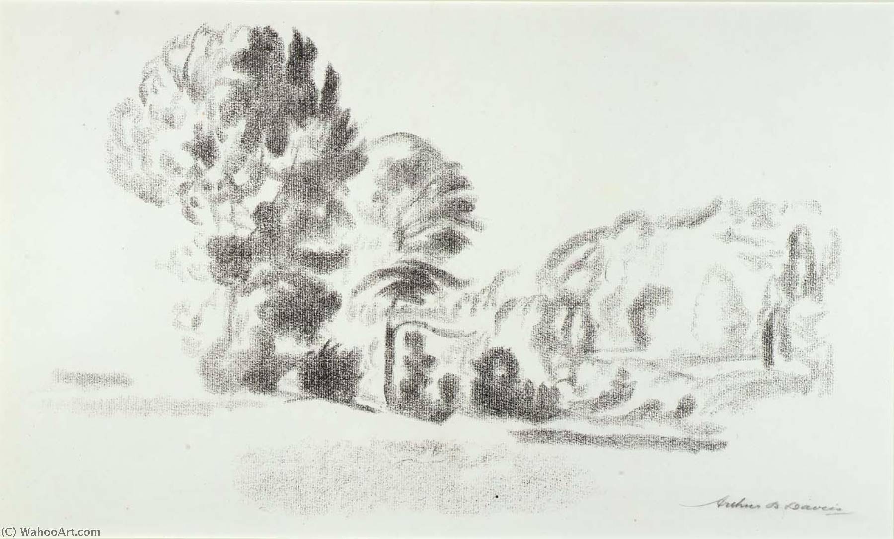 Shore Of Rockland Lake — Arthur B. Davies
