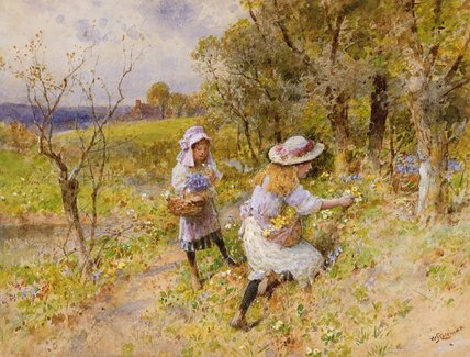The Primrose Gatherers — Уильям Стивен Коулман
