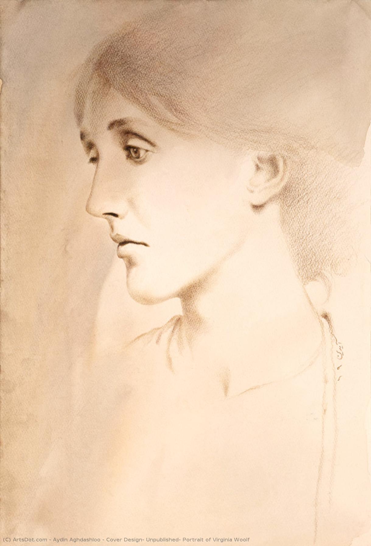 Cover Design, Unpublished, Portrait Of Virginia Woolf — Aydin Aghdashlou