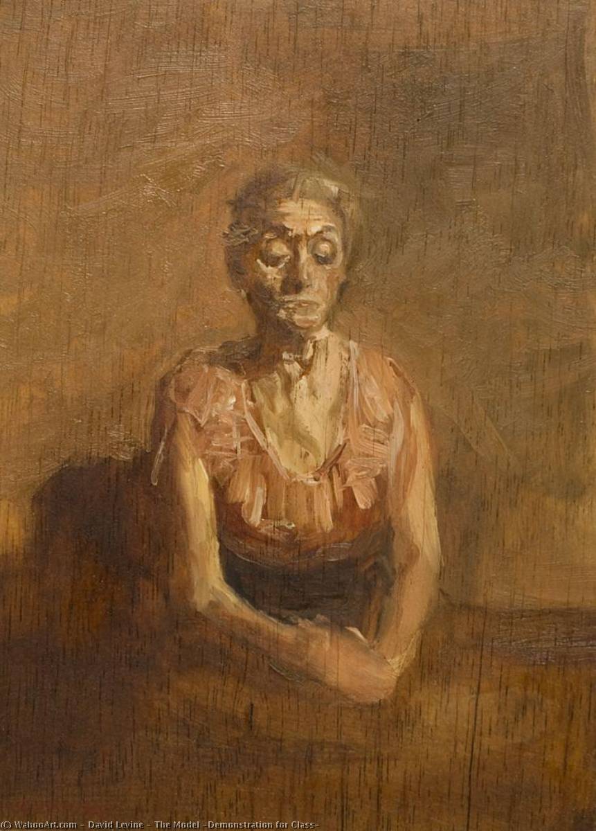 The Model (demonstration For Class) — David Levine