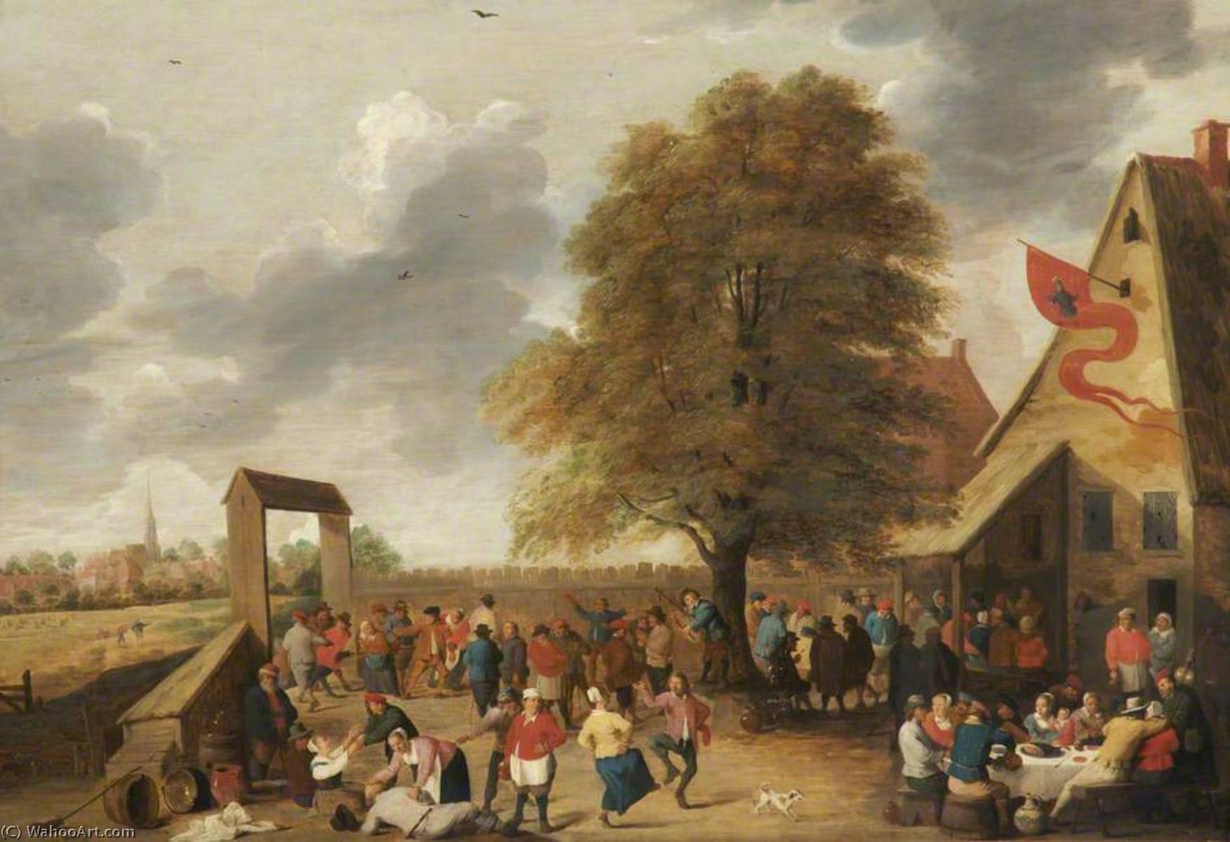 A Village Festival — David Teniers The Younger