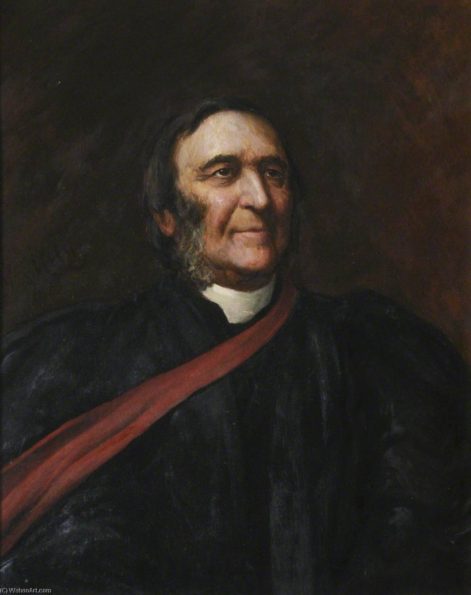 Frederick Temple (1821–1902), Blundell Scholar (1839), Blundell Fellow (1842–1848), Headmaster Of Rugby (1857–1869), Archbishop Of Canterbury (1896–1902) (after Hubert Von Herkomer) — Arthur Trevor Haddon