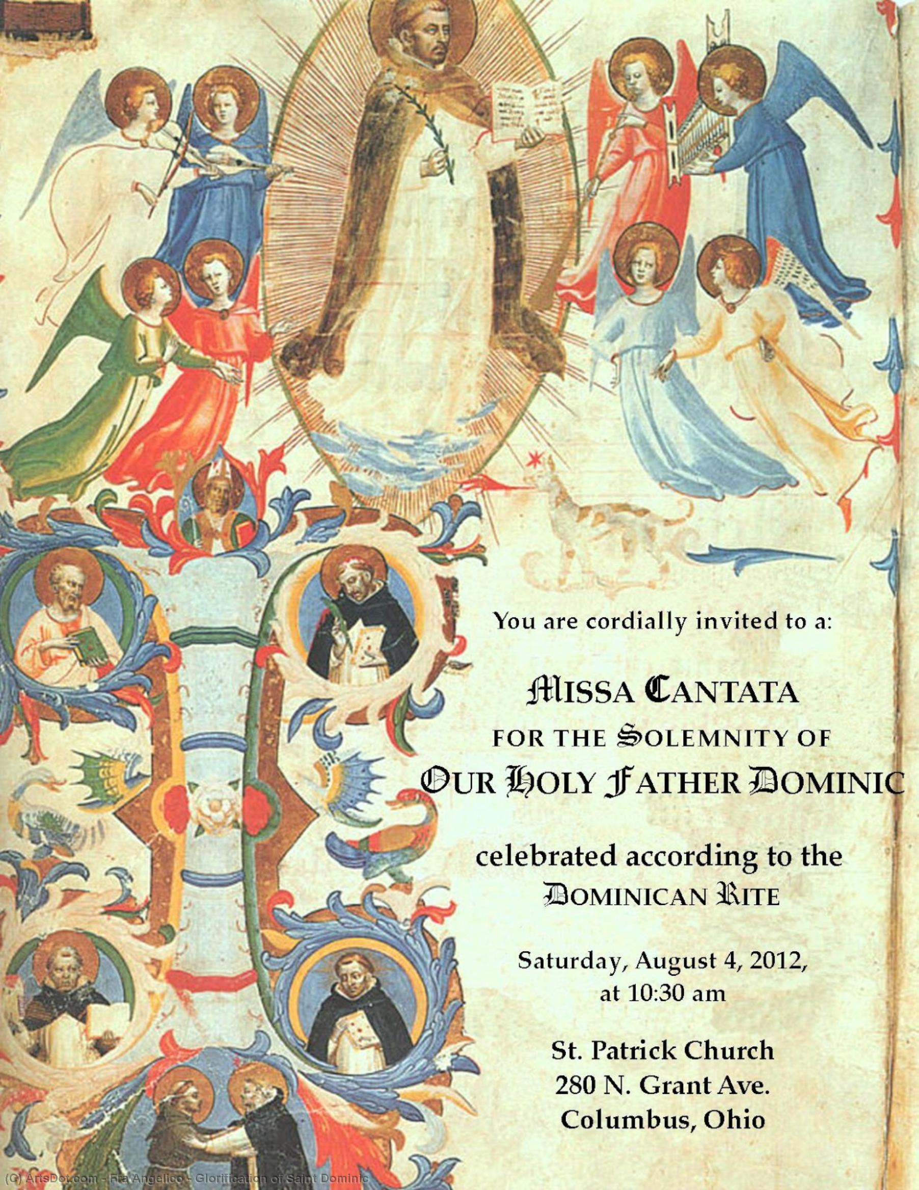 Glorification Of Saint Dominic — Fra Angelico