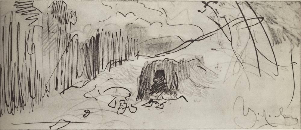 A Hovel — Isaak Ilyich Levitan