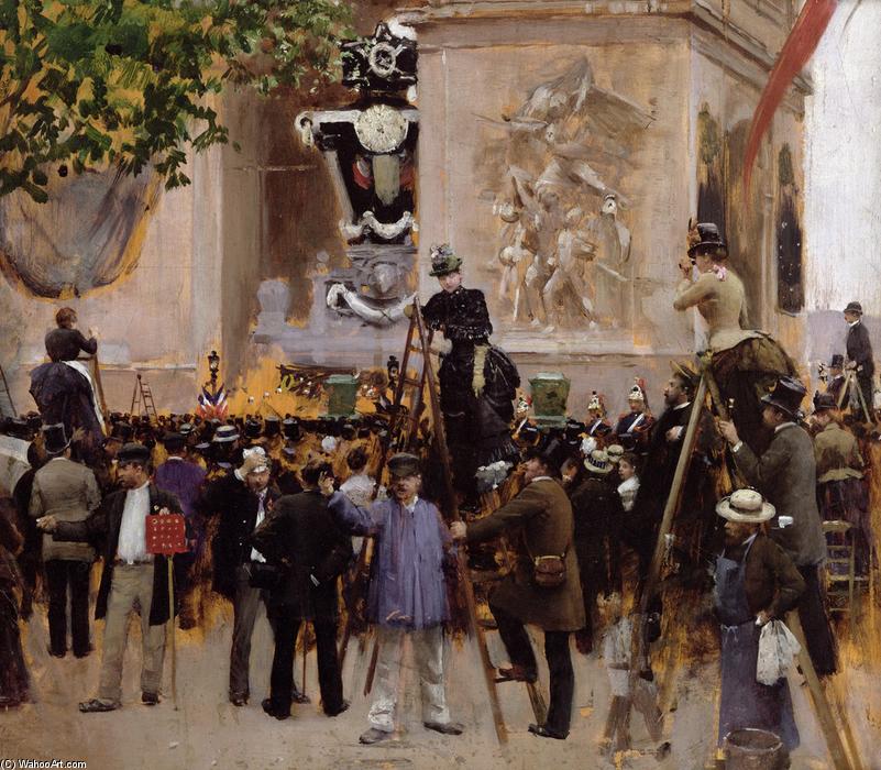 The Funeral Of Victor Hugo — Jean Georges Béraud