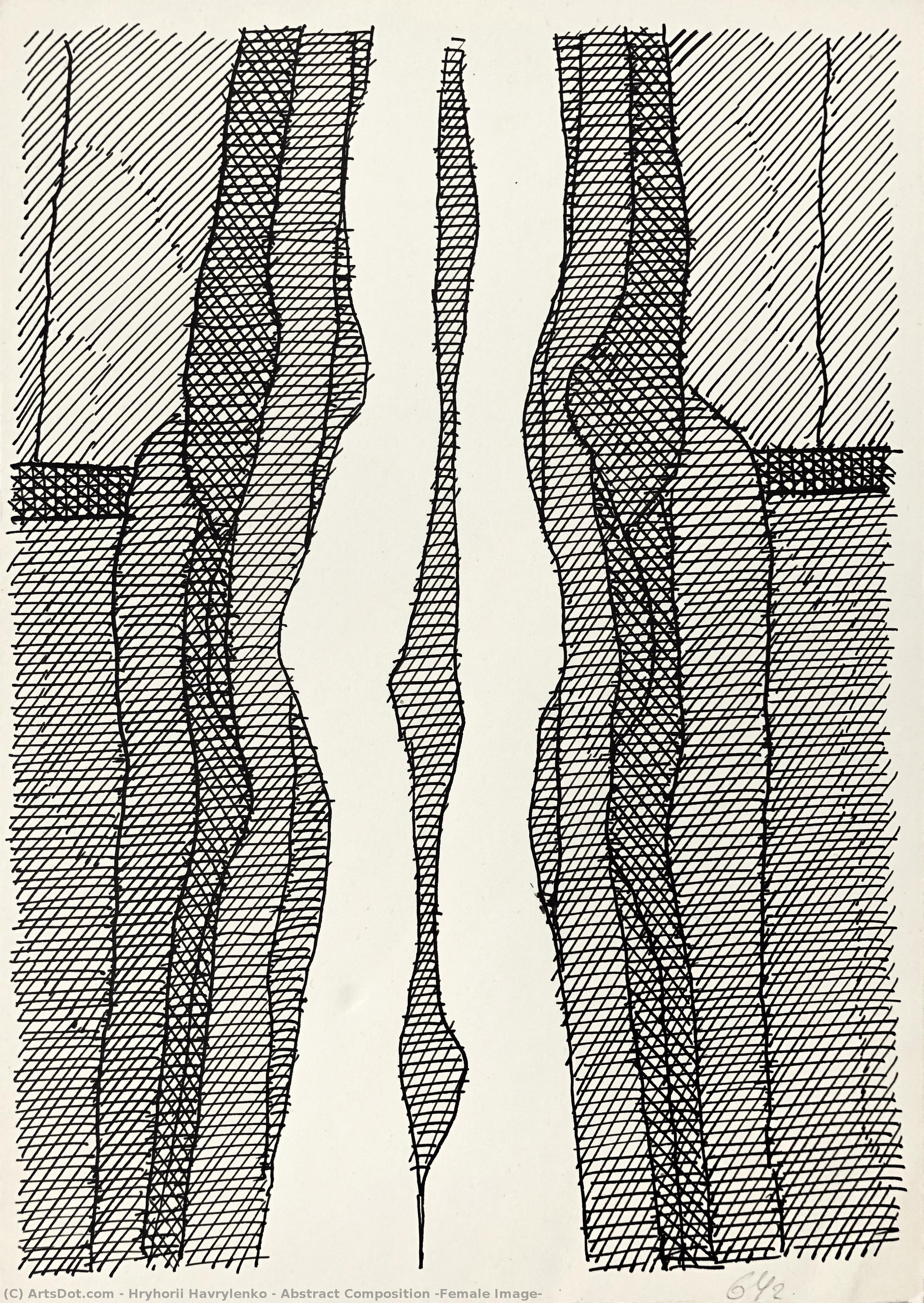 Abstract Composition (female Image) — Hryhorii Havrylenko