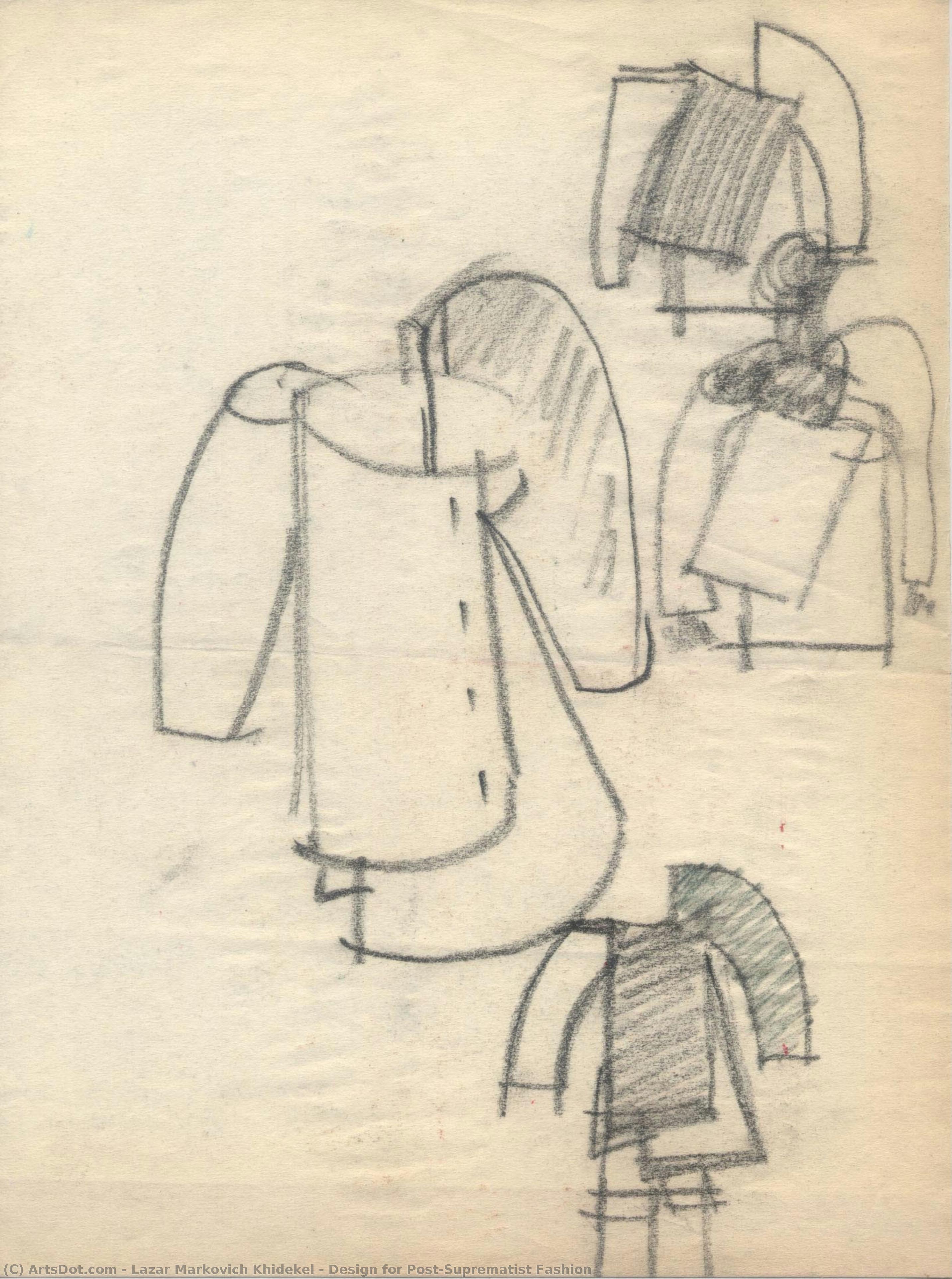 Design For Post-suprematist Fashion — Lazar Markovič Hidekel
