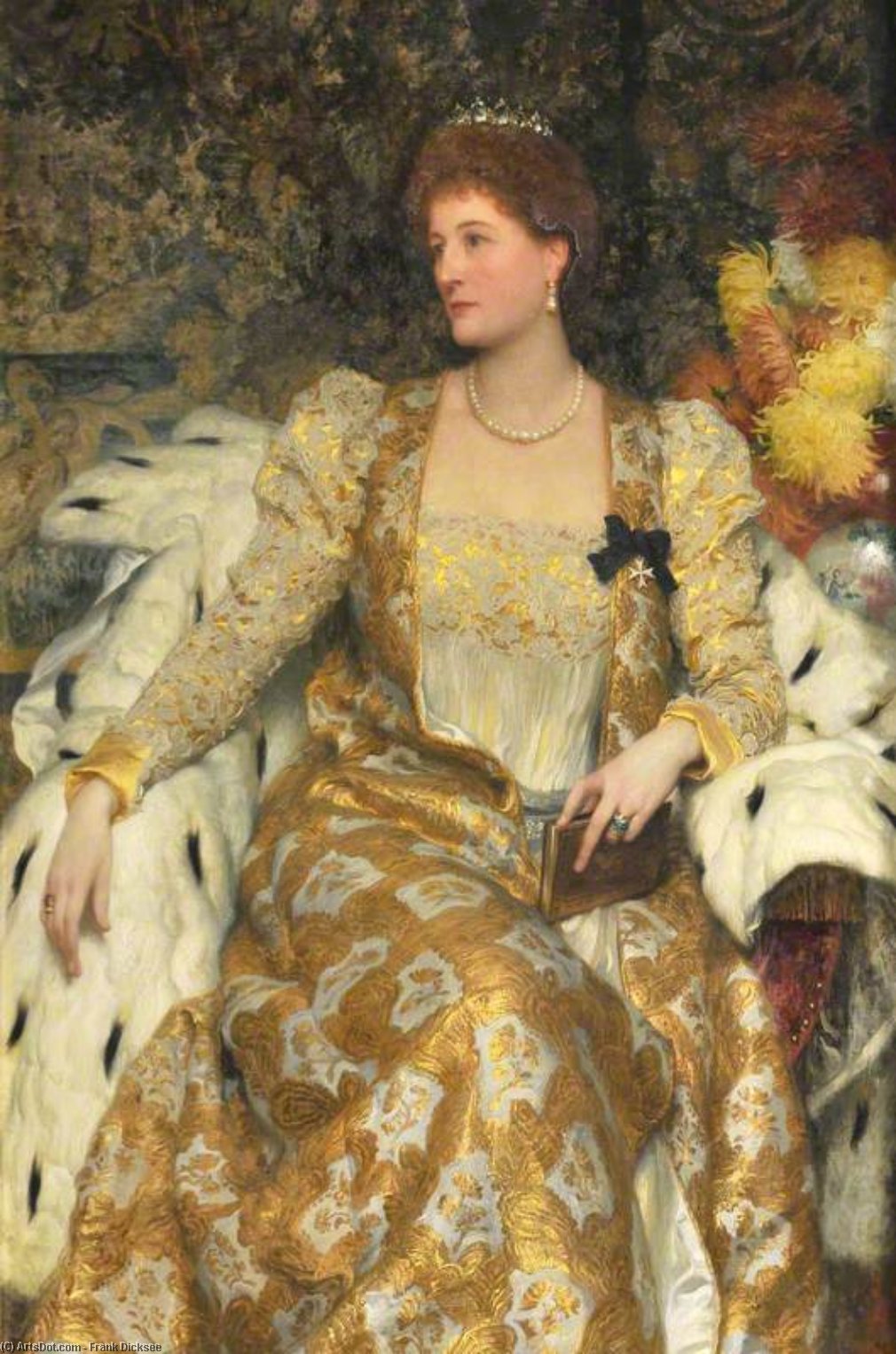 Alice Anne Graham-montgomery, Duchess Of Buckingham And Chandos And Countess Egerton Of Tatton — Frank Dicksee
