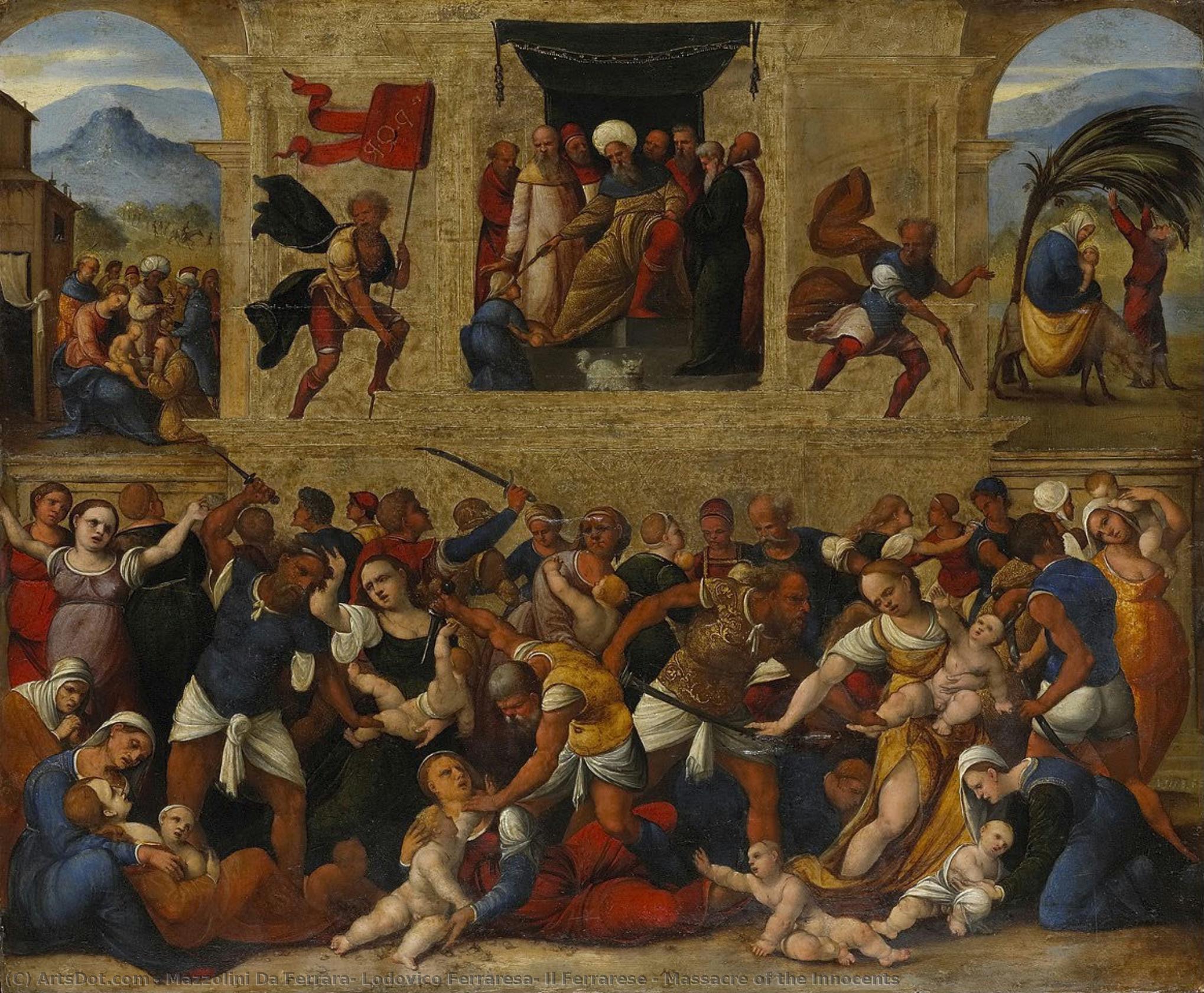Massacre Of The Innocents — Mazzolini Da Ferrara, Lodovico Ferraresa, Il Ferrarese