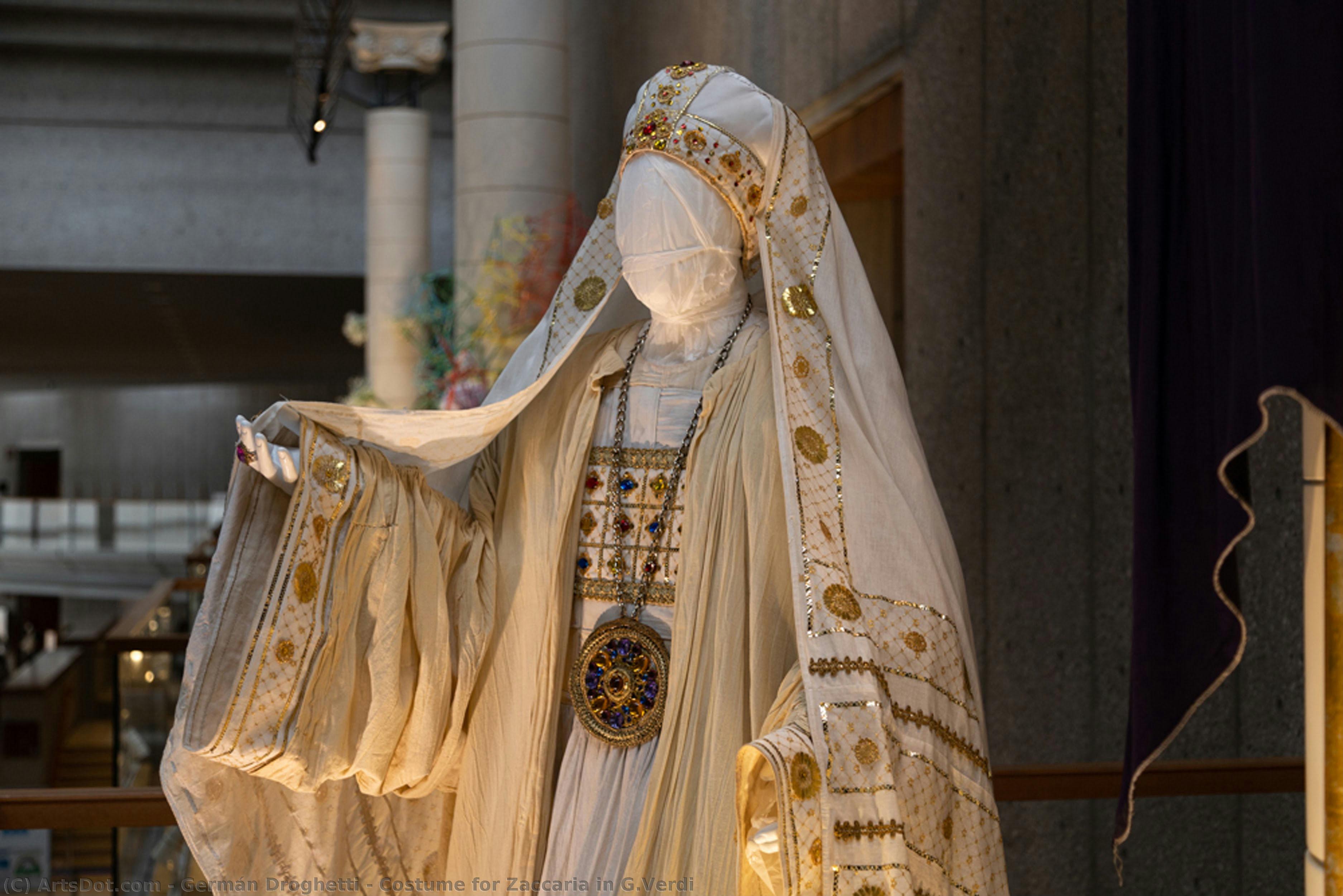 Costume For Zaccaria In G.verdi — Germán Droghetti