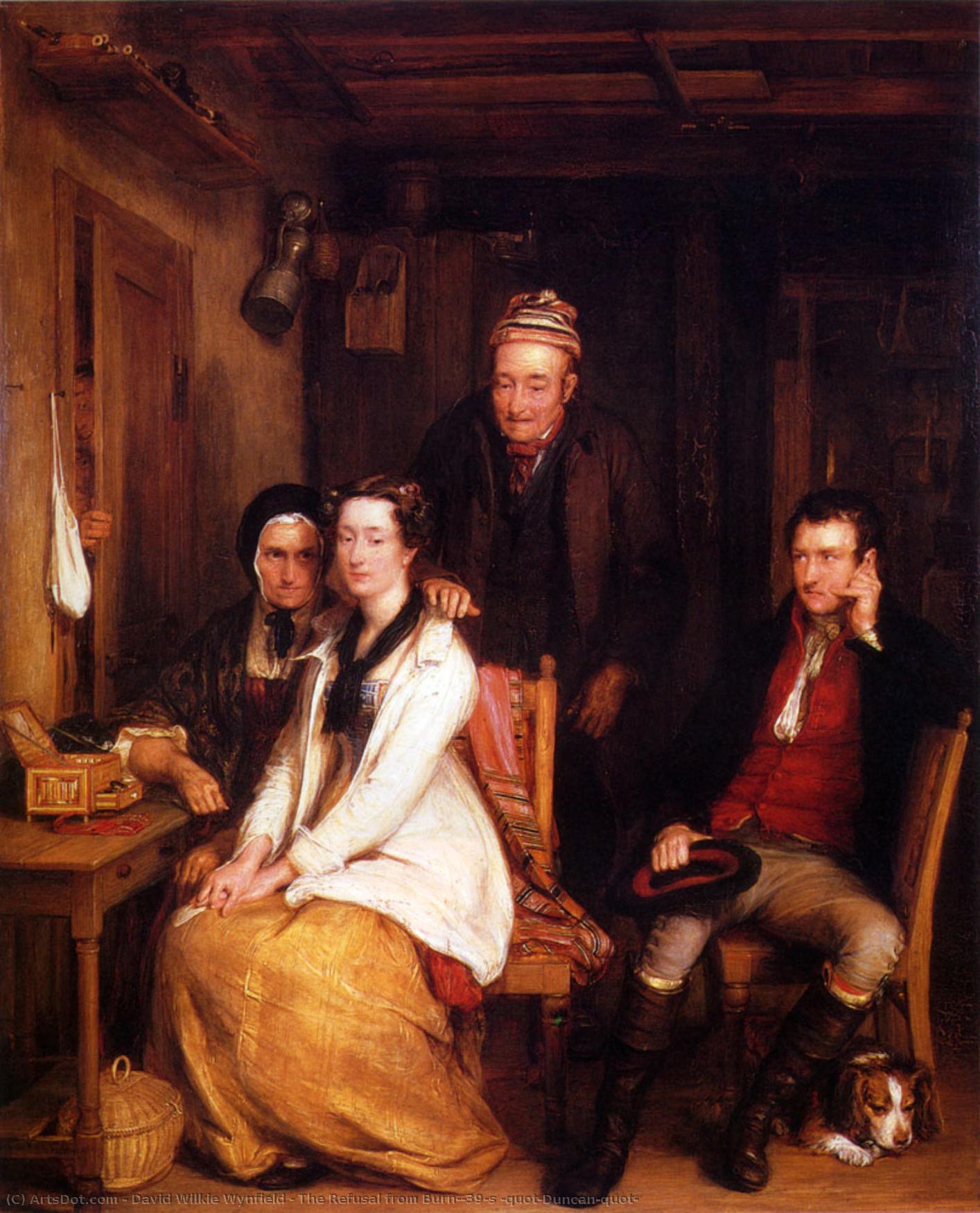 The Refusal From Burn's "duncan" — Сэр Дэвид Вилки