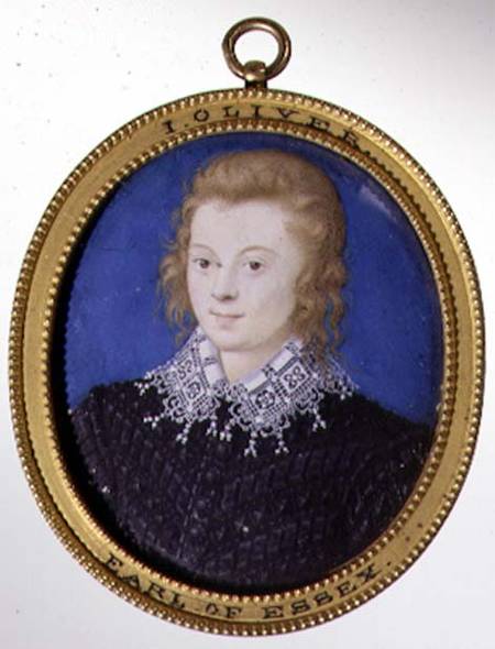 Portrait Of Robert Devereux Earl Of Essex — Isaac Oliver