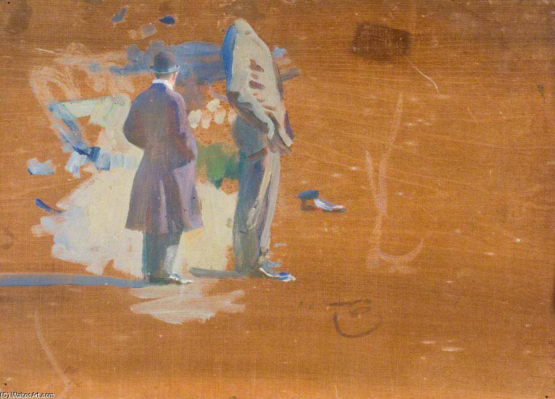 Studies Of Men Standing — Sir Alfred James Munnings