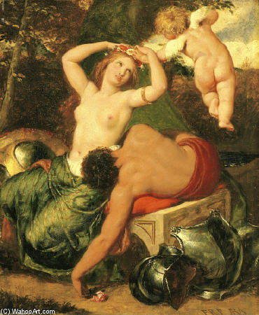 Crowned By Cupid — Frederick Richard Pickersgill