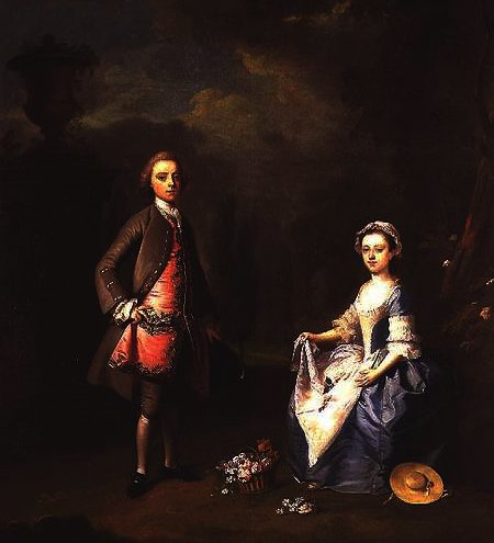 Edward Harley, 4th Earl Of Oxford, And His Sister Sarah — Bartholomew Dandridge