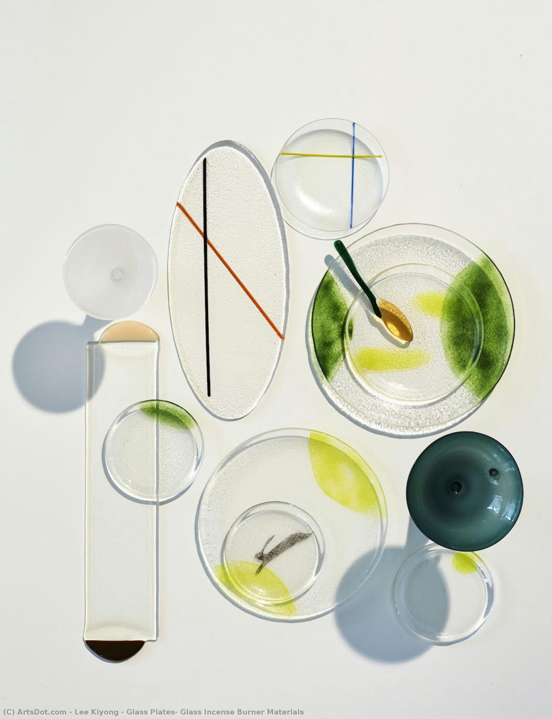 Glass Plates, Glass Incense Burner Materials — Lee Kiyong