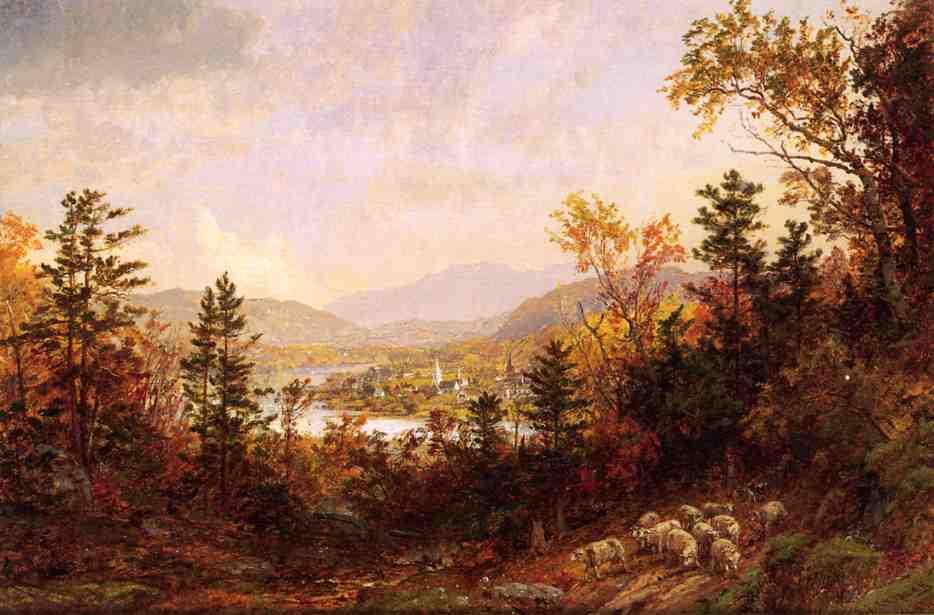Autumn On The Hudson — Jasper Francis Cropsey