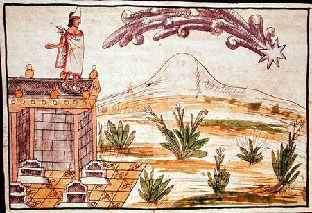 Montezuma Ii Watching A Comet — Diego Homem