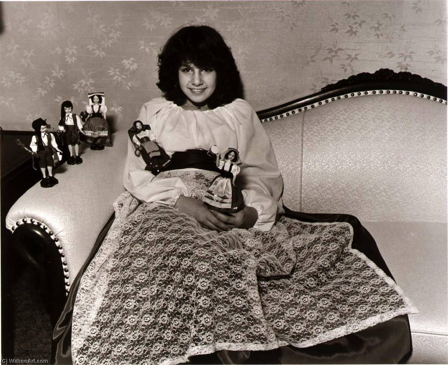 Kathy Zannino, A Dancer With Le Campanole Ballerine, The Farm Girl Dancers, From The East Baltimore Documentary Survey Project — Joan Clark Netherwood