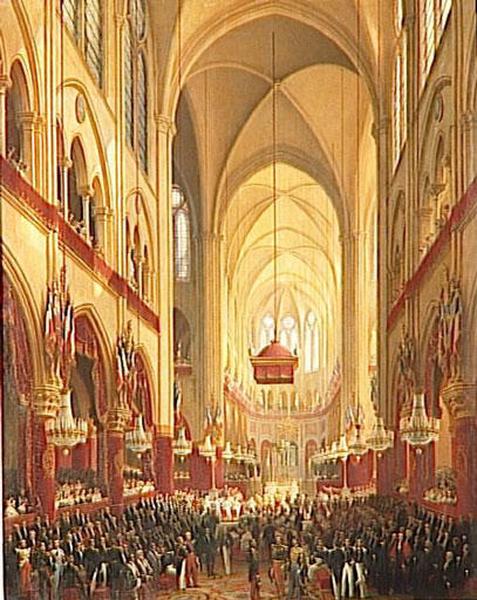 Bapteme De Monseigneur Le Comte De Paris Dans L'eglise Notre Dame De Paris.2 Mai 1841 — Hippolyte Sebron