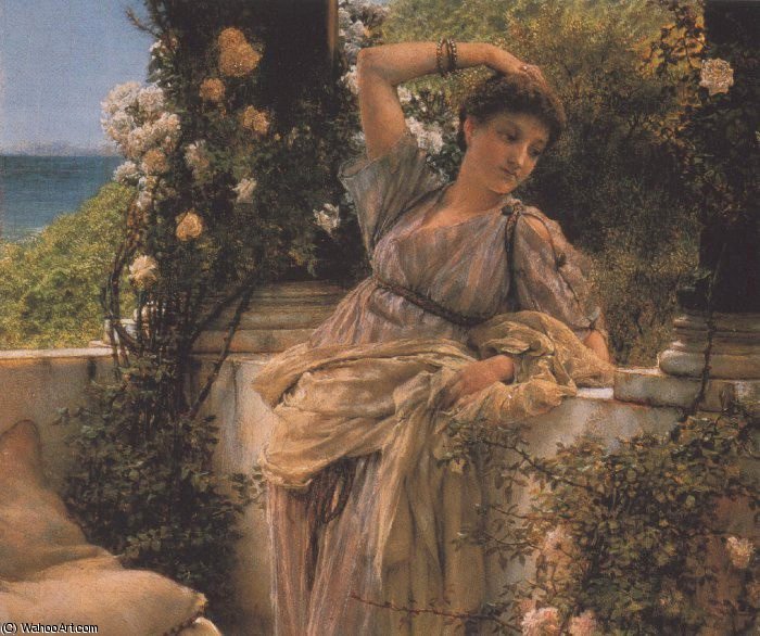 Thou Rose Of All Roses — Lourens Alma Tadema