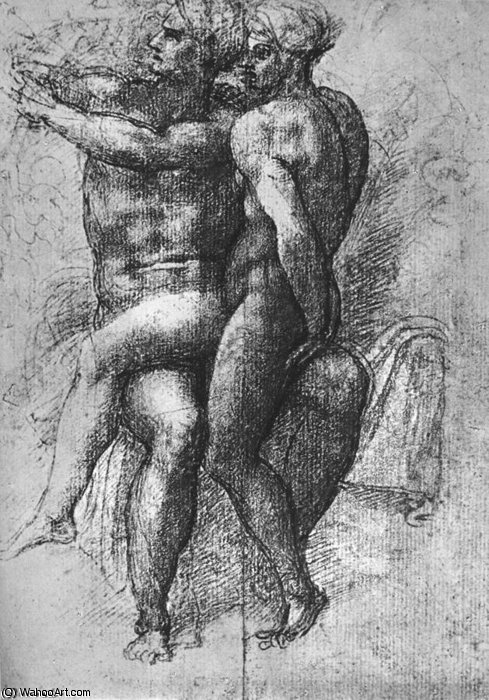 Sistine Chapel-nude Study — ミケランジェロ