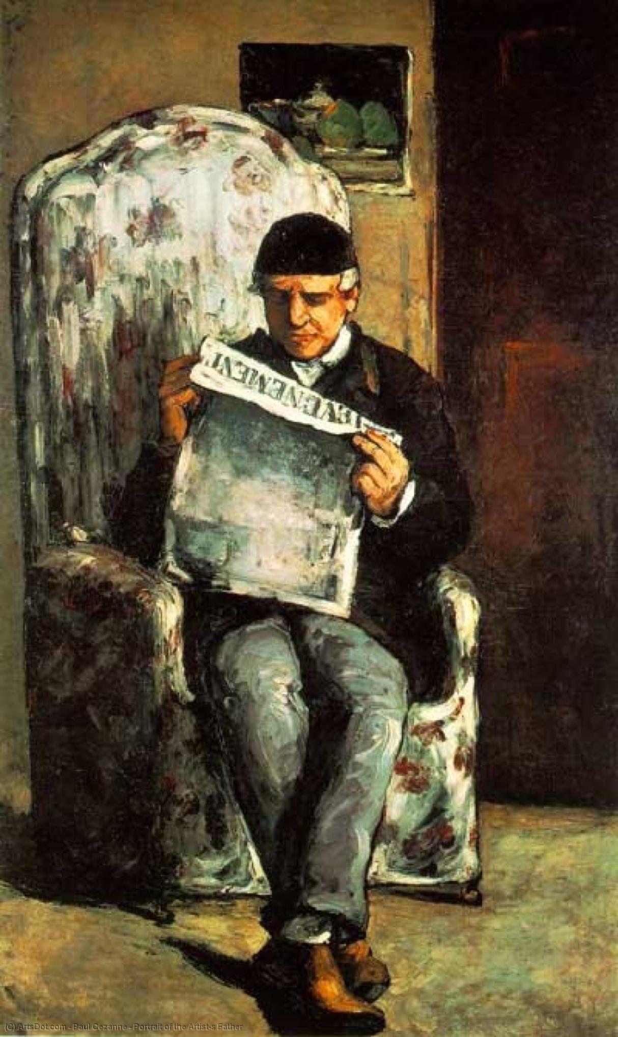 Portrait Des Vaters Des Künstlers — Paul Cézanne