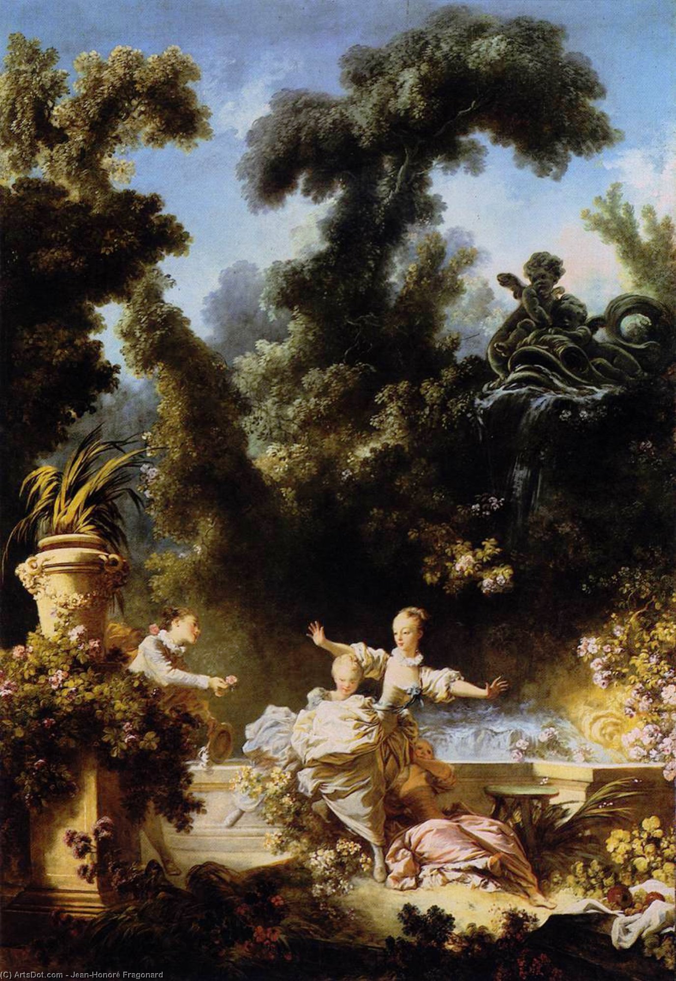 The Progress Of Love: The Pursuit — Jean-honoré Fragonard
