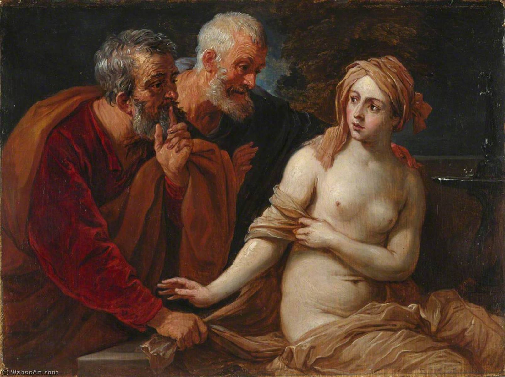 Susanna Und Die Ältesten (nach Guido Reni) — David Teniers Der Jüngere