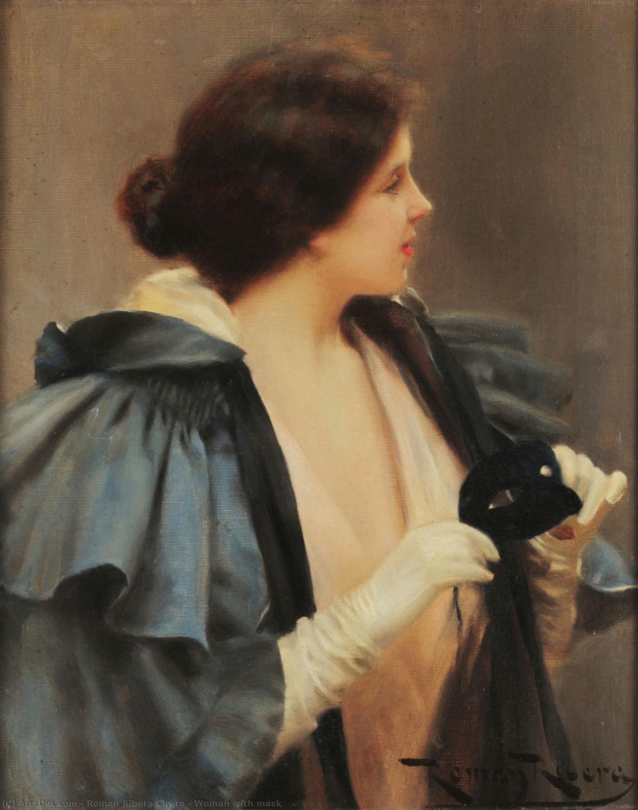 Woman With Mask — Roman Ribera Cirera