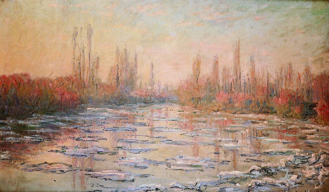 Schwebendes Eis — Claude Monet