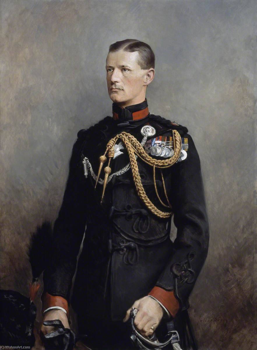 Lieutenant The Honourable Frederick Hugh Sherston Roberts (1872–1899), Vc, Kings Royal Rifle Corps, C.1899 — Julian Russell Story