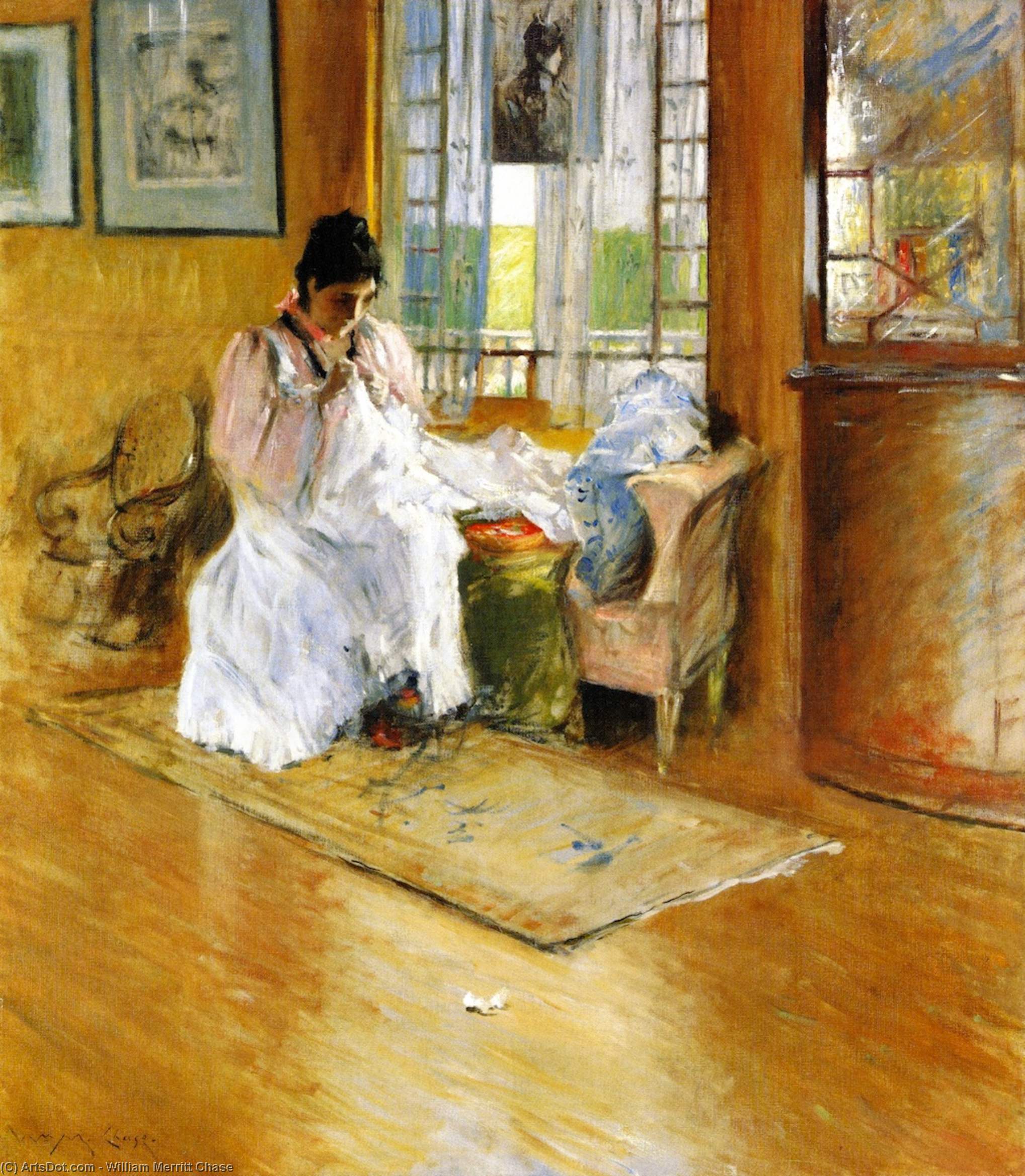 'for The Little One (also Known As Hall At Shinnecock)' — William Merritt Chase