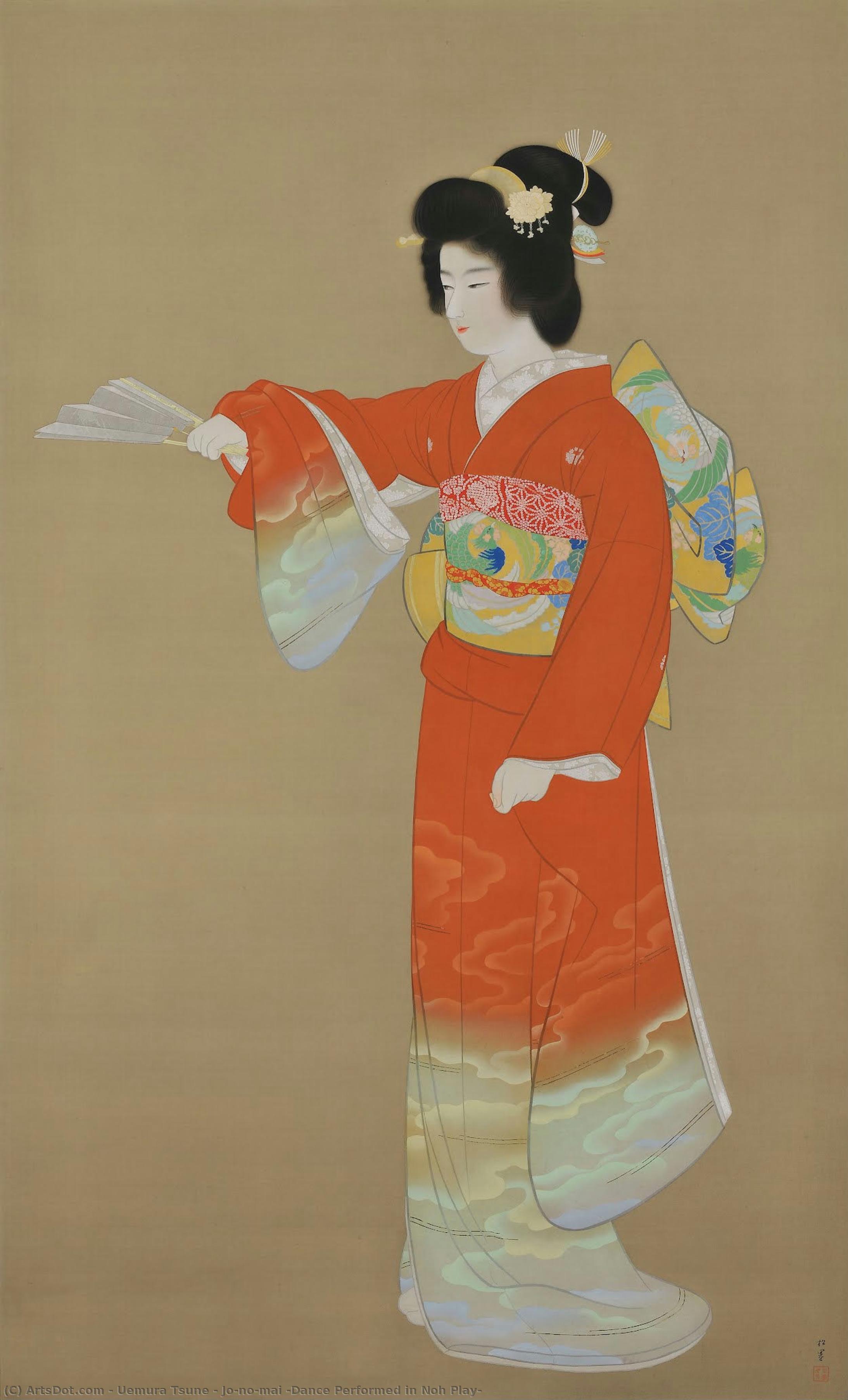 Jo-no-mai (dance Performed In Noh Play) — Uemura Tsune