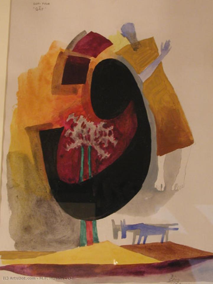 Qāf — M.f. Husain