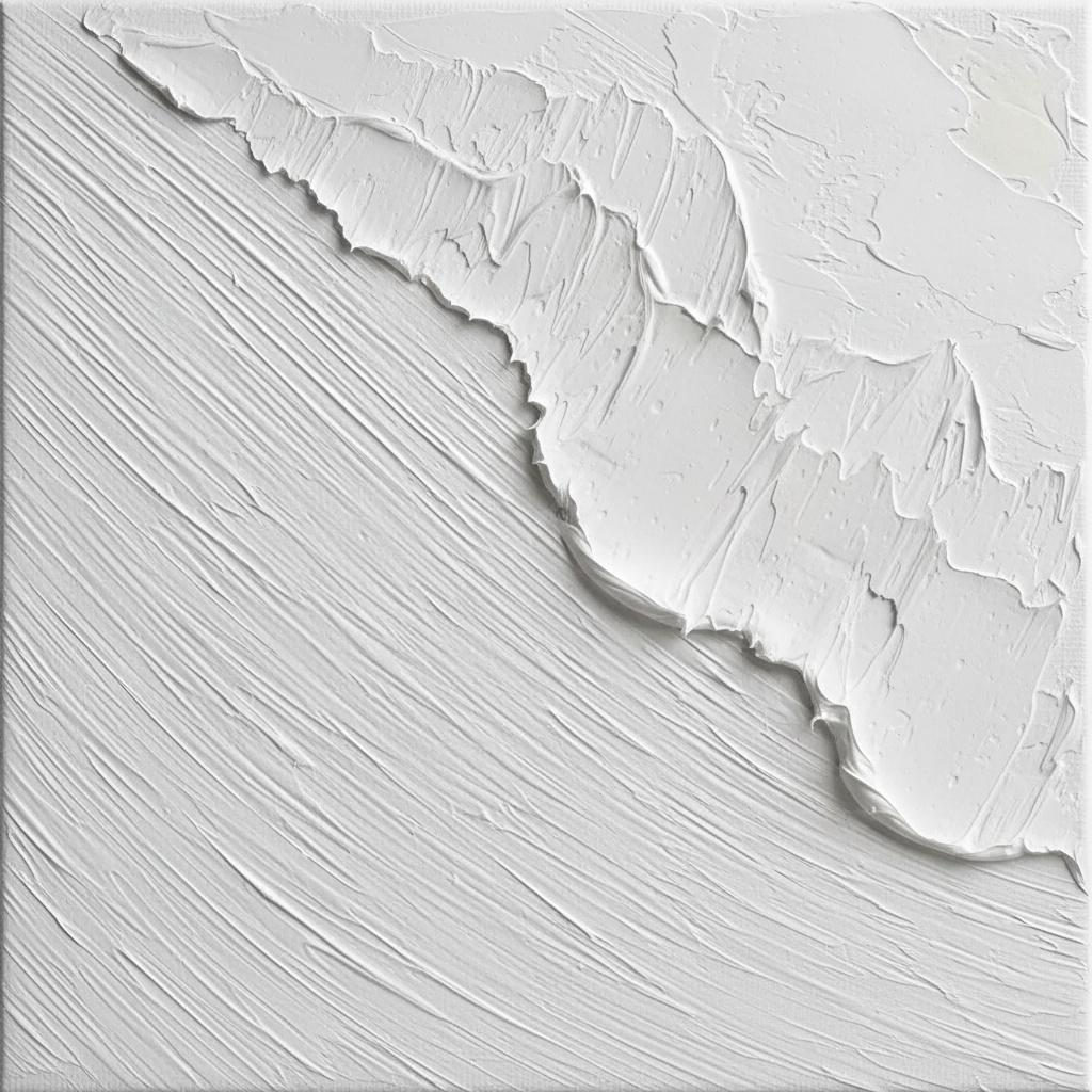 Monolithic Radiance: A Sculptural Study Of Impasto Relief And Linear Tension — David Moreau