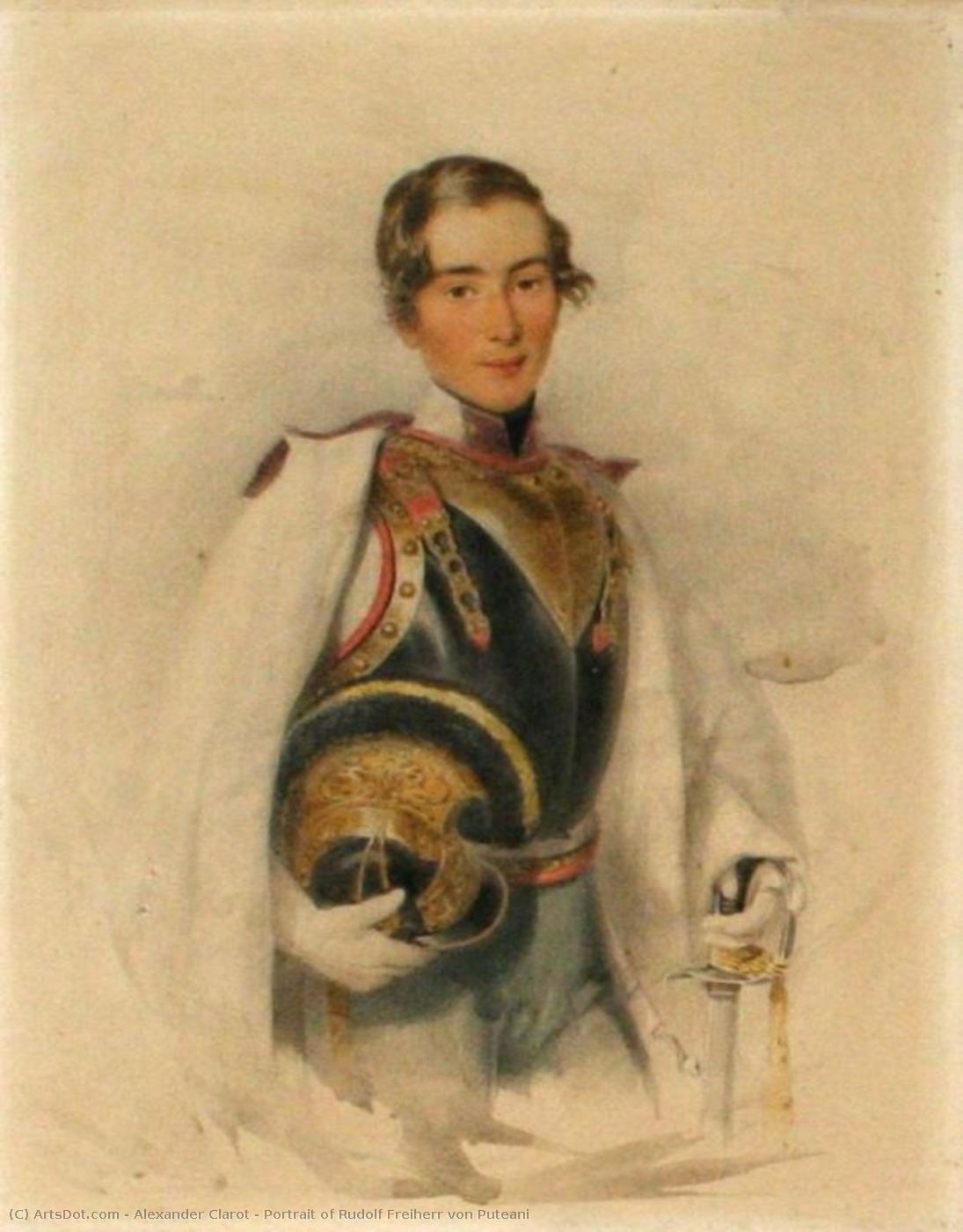 Portrait Of Rudolf Freiherr Von Puteani — Alexander Clarot