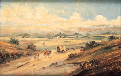 Paisaje Con Carreta — Johann Moritz Rugendas