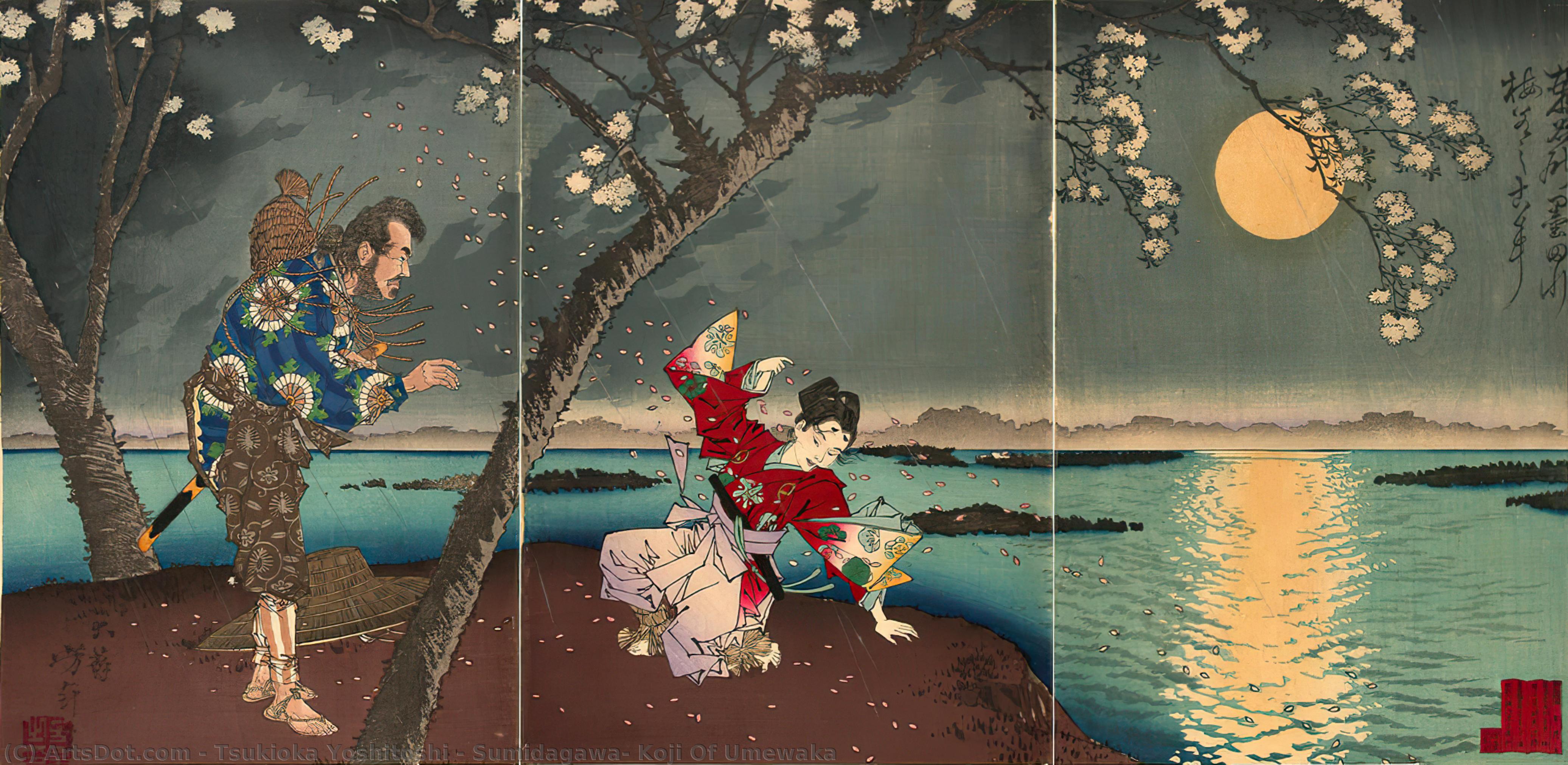 Sumidagawa- Koji Of Umewaka — Tsukioka Yoshitoshi