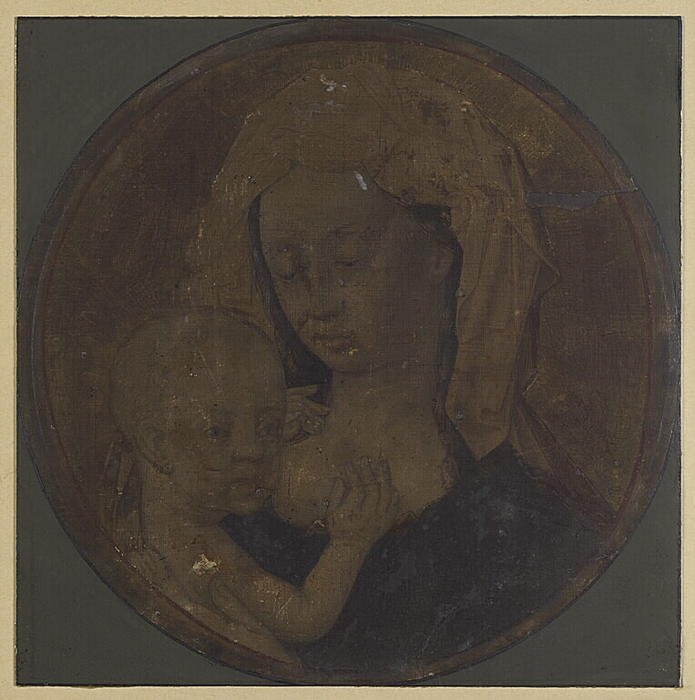 La Vierge Allaitant L'enfant — Robert Campin (master Of Flemalle)