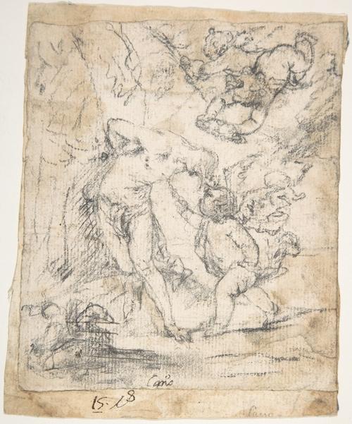Angels Ministering To St. Sebastian — Alonzo Cano