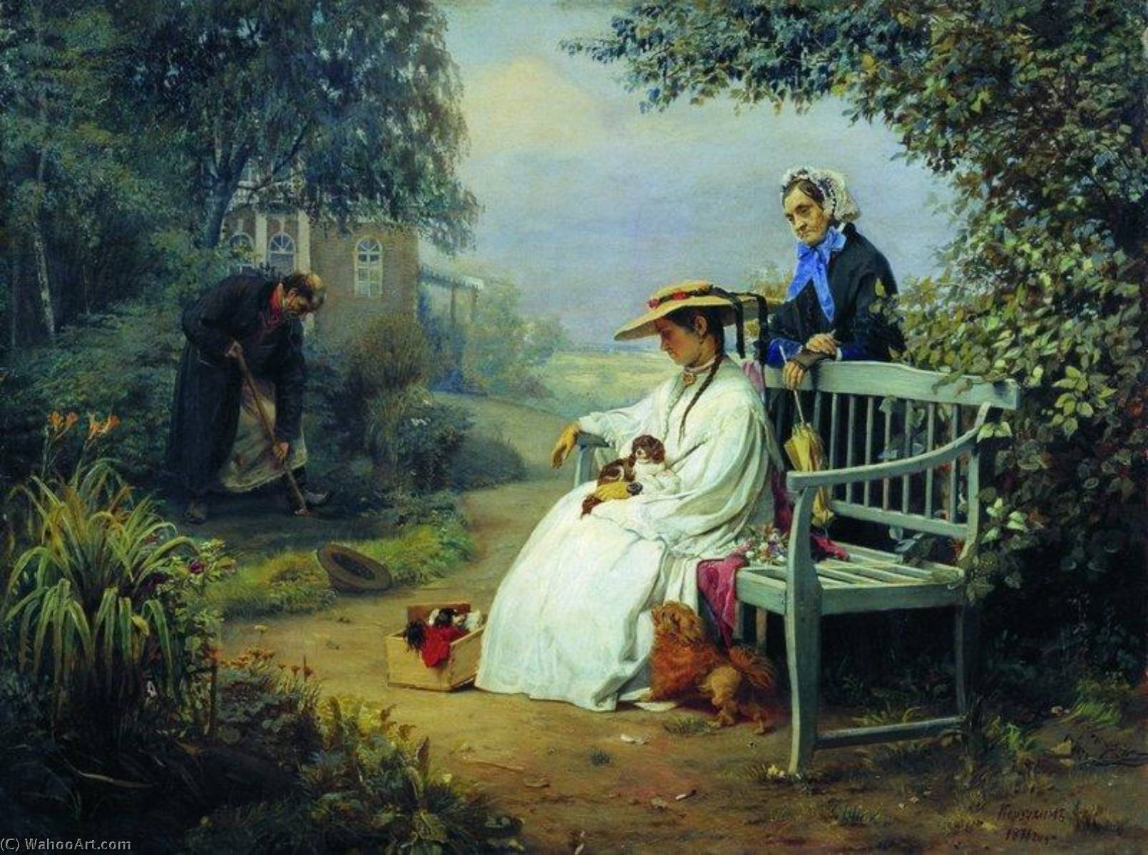 The Dog's Funeral — Aleksei Ivanovich Korzukhin